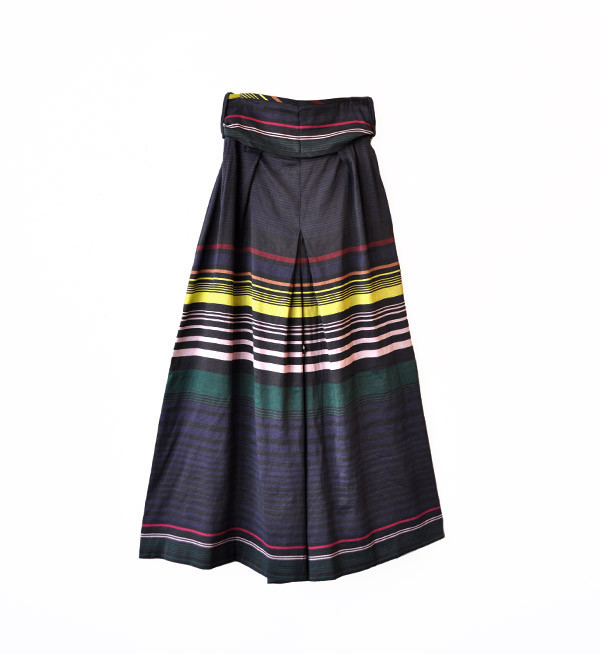 Apiece Apart Night Lights Stripe Baja Tie Waist Culotte Apiece Apart Night Lights Stripe Baja Tie Waist Culotte