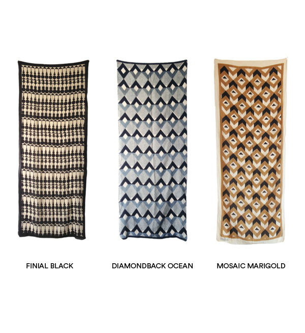 Block Shop Ocean Diamondback Scarf Block Shop Ocean Diamondback Scarf