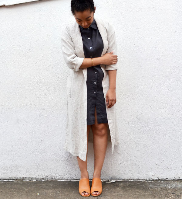 Fog Linen Natural Mia Bathrobe Fog Linen Natural Mia Bathrobe