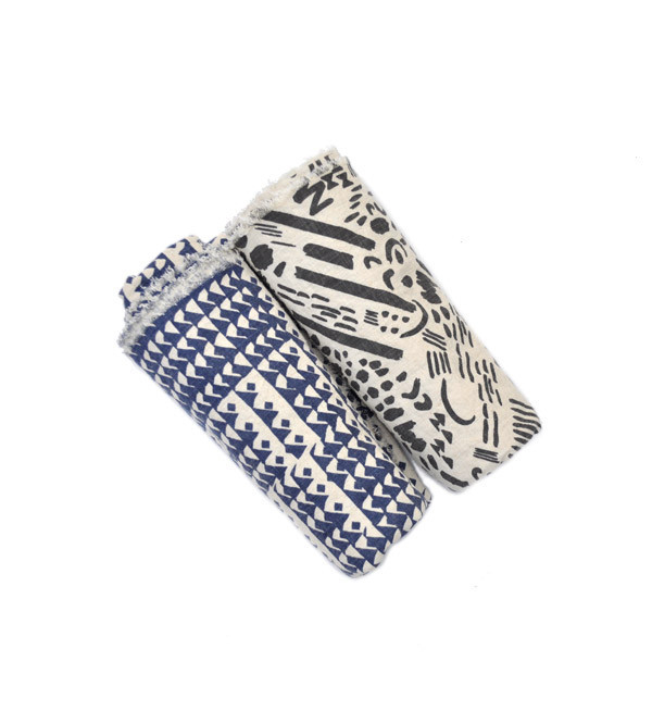Jenny Pennywood Indigo Triangle Throw Blanket Jenny Pennywood Indigo Triangle Throw Blanket