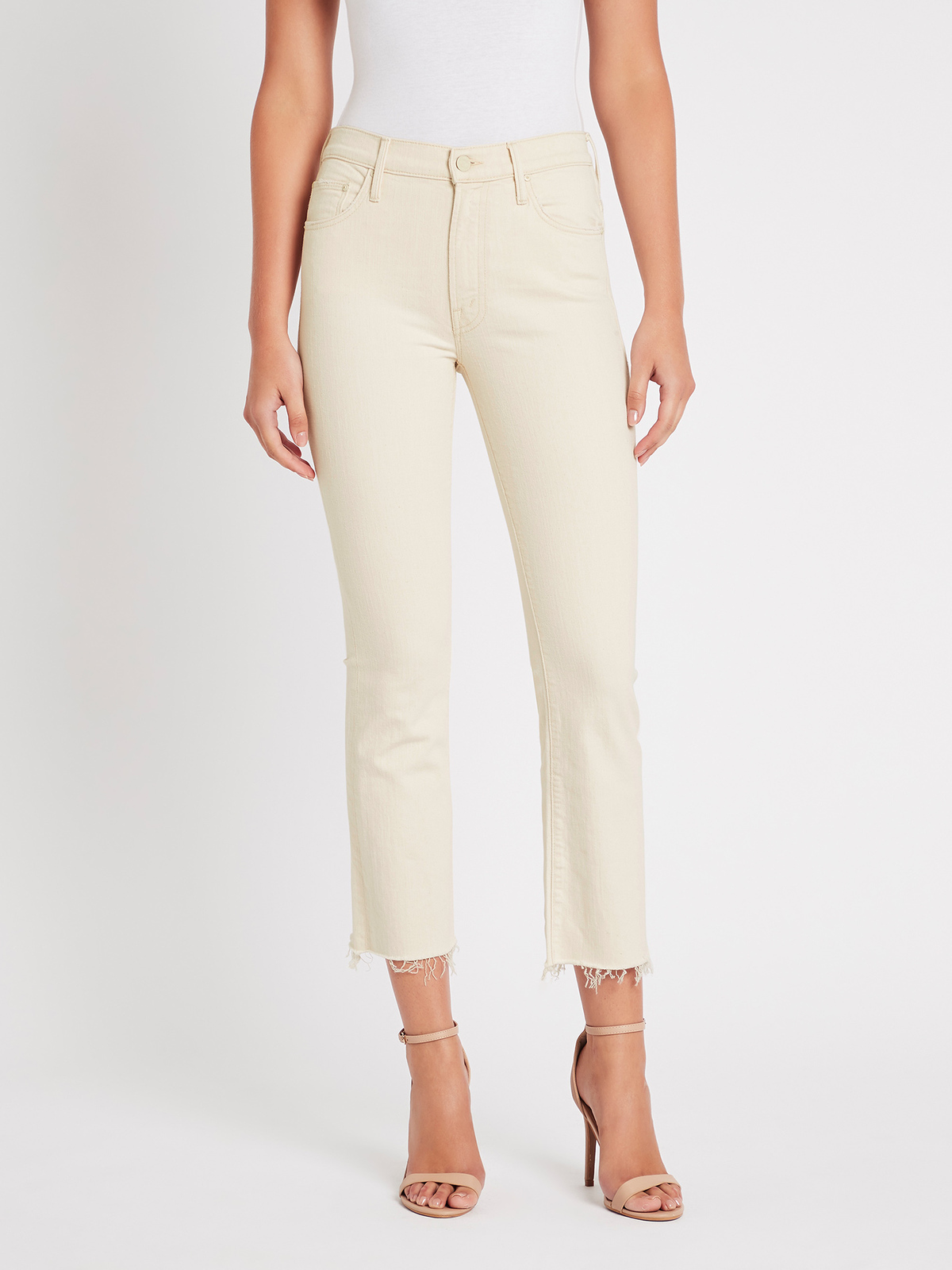 Mother Denim The Insider Ankle Fray 