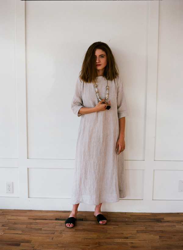 Sunja Link Gathered Back Yoke Dress Sunja Link Gathered Back Yoke Dress