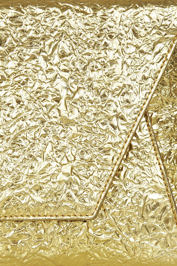 Flynn - Fergie Gold Leather Clutch Flynn - Fergie Gold Leather Clutch