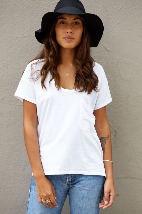 Bobi Scoop Neck T Shirt Bobi Scoop Neck T Shirt