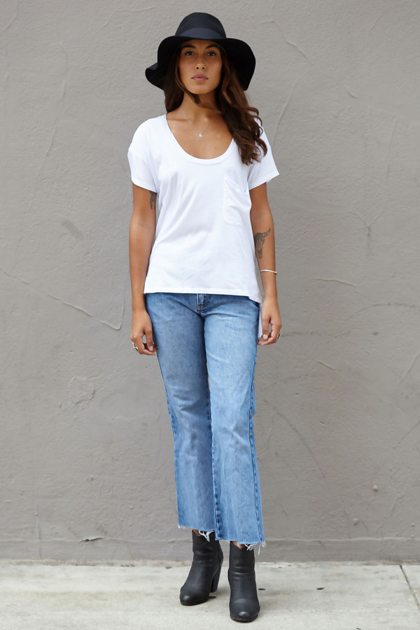 Bobi Scoop Neck T Shirt Bobi Scoop Neck T Shirt
