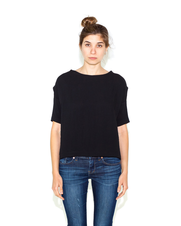 Shaina Mote Bateau Top in Black Shaina Mote Bateau Top in Black