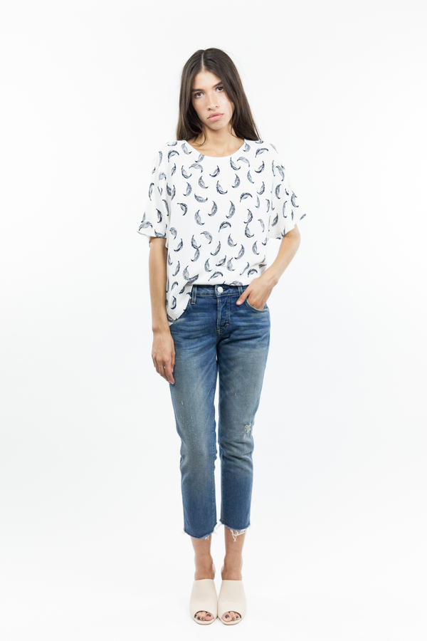 Just Female Fly Blouse - Off White Just Female Fly Blouse - Off White