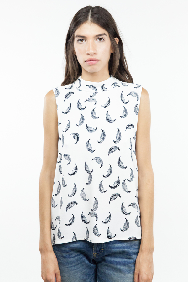 Just Female Fly Top - Off White Just Female Fly Top - Off White