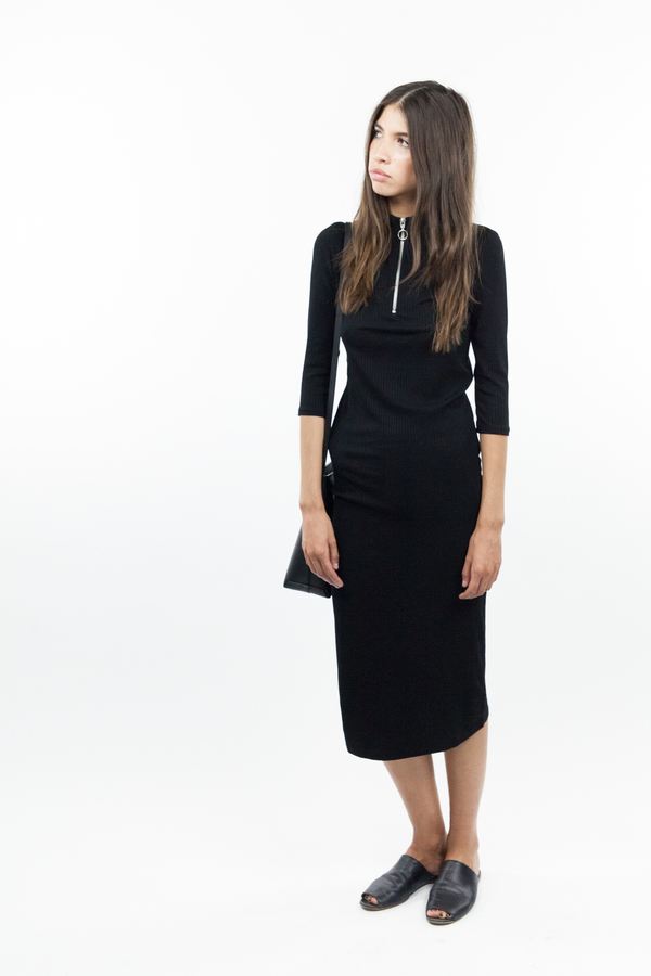 Just Female Rainy Dress - Black Just Female Rainy Dress - Black