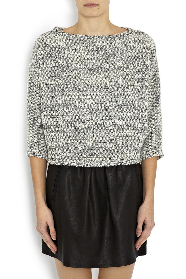 Apiece Apart - Kiki Dolman Sleeve Sweatshirt in Quito Boucle Apiece Apart - Kiki Dolman Sleeve Sweatshirt in Quito Boucle
