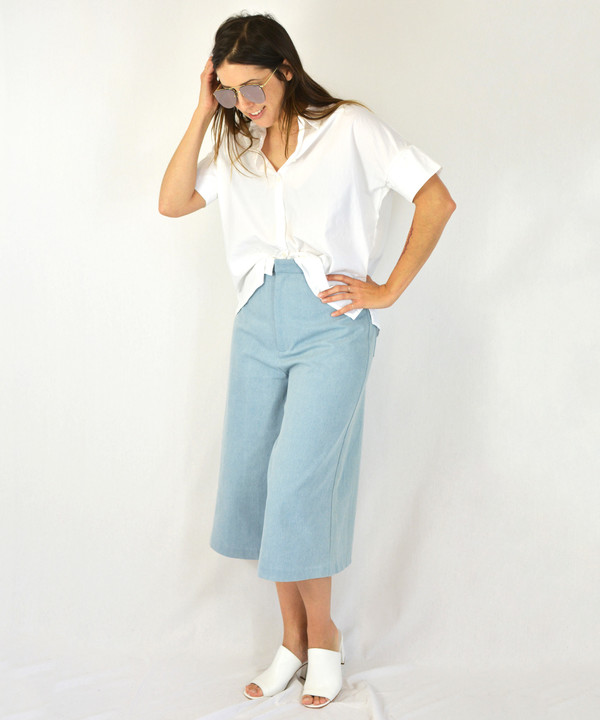 Esby White Stella Button Down Esby White Stella Button Down