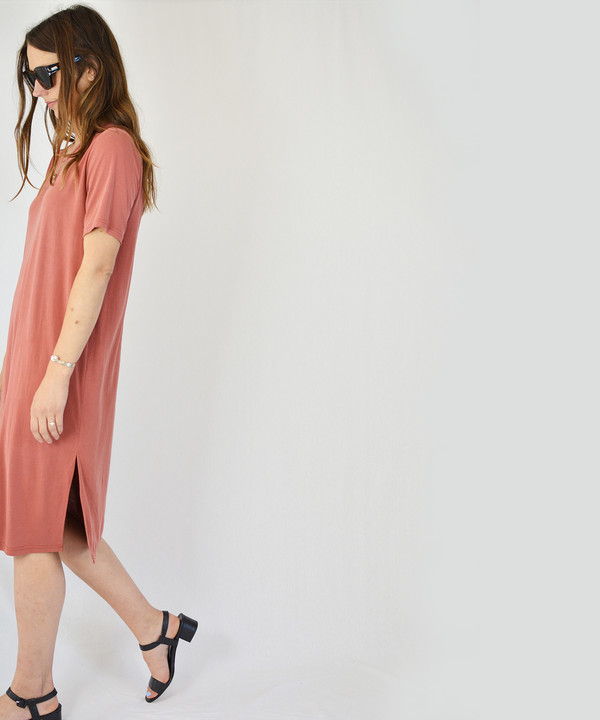 Just Female Marsala Pen Dress Just Female Marsala Pen Dress