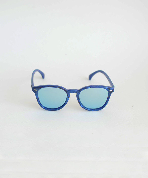 Le Specs Cobalt Marble Bandwagon Sunglasses Le Specs Cobalt Marble Bandwagon Sunglasses