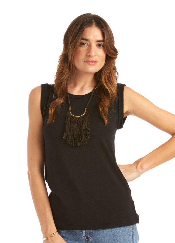 Erin Considine Lunate Fringe Necklace Brass Erin Considine Lunate Fringe Necklace Brass