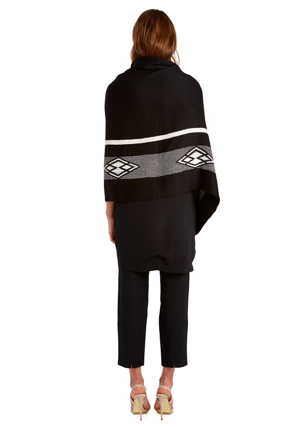 Voz Black Diagonal Shawl Voz Black Diagonal Shawl