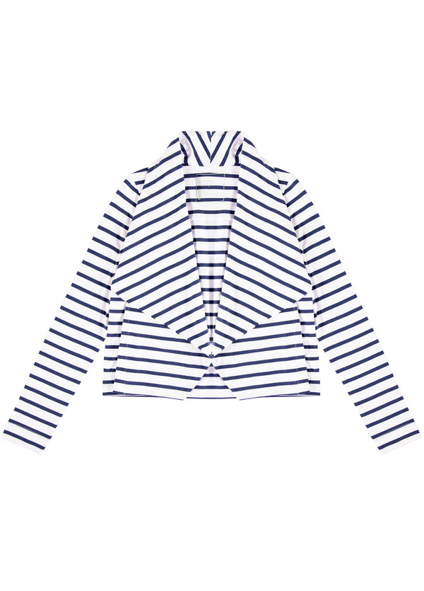Kowtow Building Block Stripe Drape Cardigan Kowtow Building Block Stripe Drape Cardigan