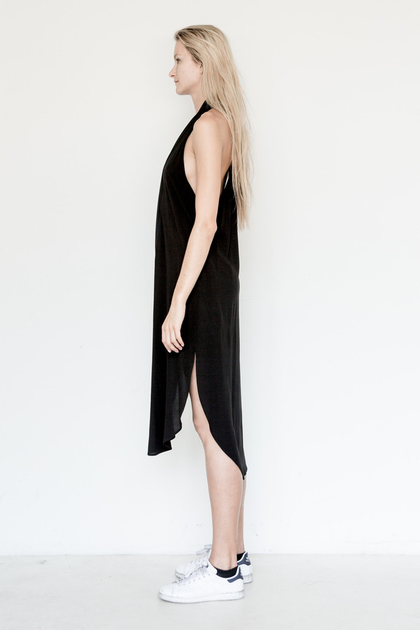 Assembly New York Crepe Shawl Dress Assembly New York Crepe Shawl Dress
