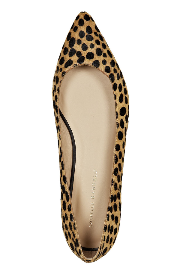Loeffler Randall - Quinnie Cheetah Haircalf Flat Pump Loeffler Randall - Quinnie Cheetah Haircalf Flat Pump