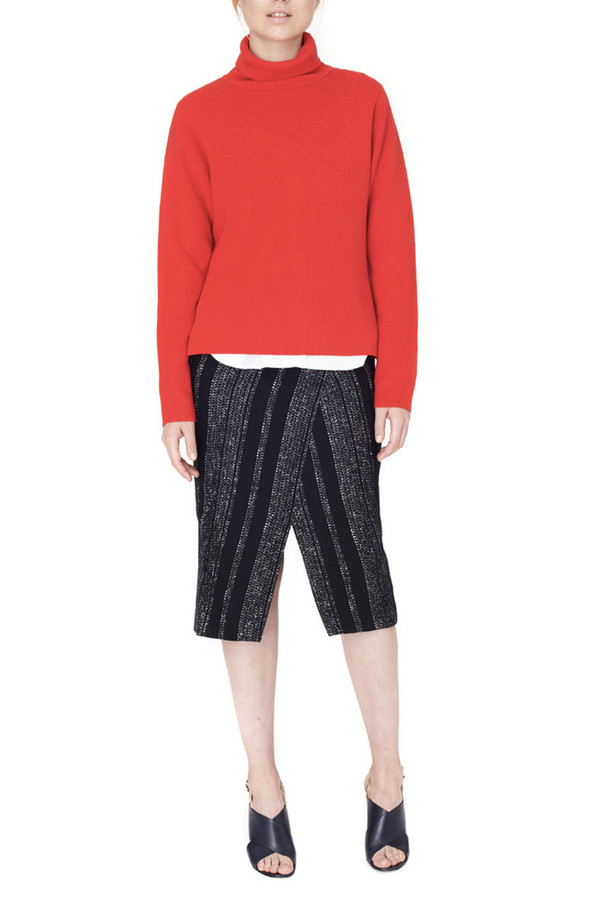 Apiece Apart - Red Uta Side Seam Tech Turtleneck Apiece Apart - Red Uta Side Seam Tech Turtleneck