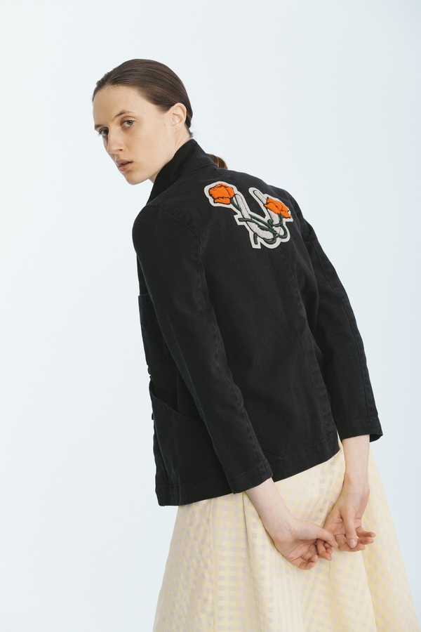 Carleen Triangle Pocket Jacket Black Carleen Triangle Pocket Jacket Black