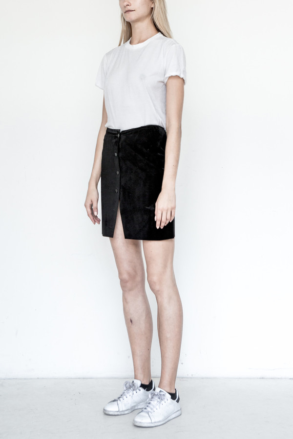 Assembly New York Suede Mini Wrap Skirt Assembly New York Suede Mini Wrap Skirt