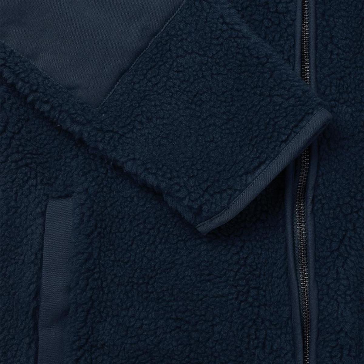 Albam Combat Curly Fleece Jacket - Navy 