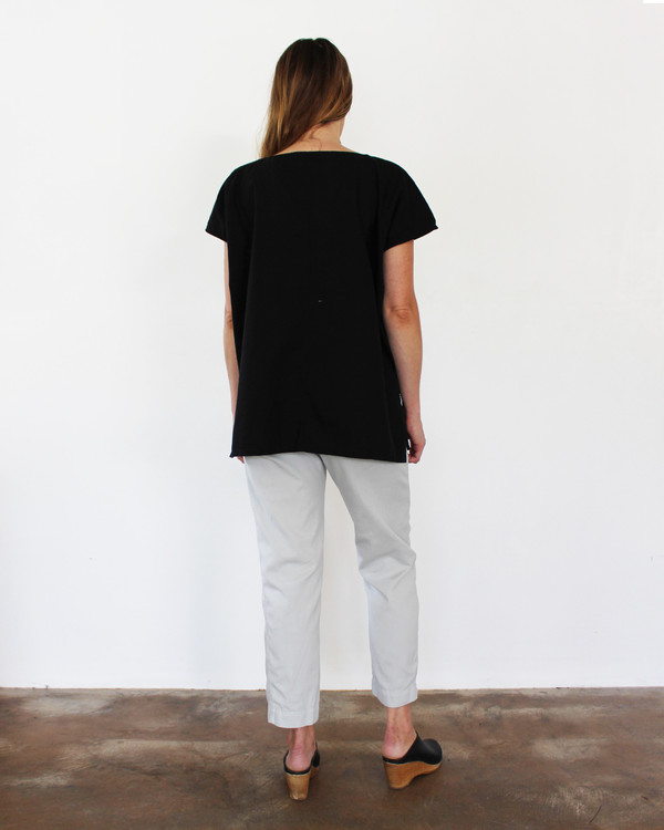 esby AVERY TUNIC TOP - BLACK esby AVERY TUNIC TOP - BLACK