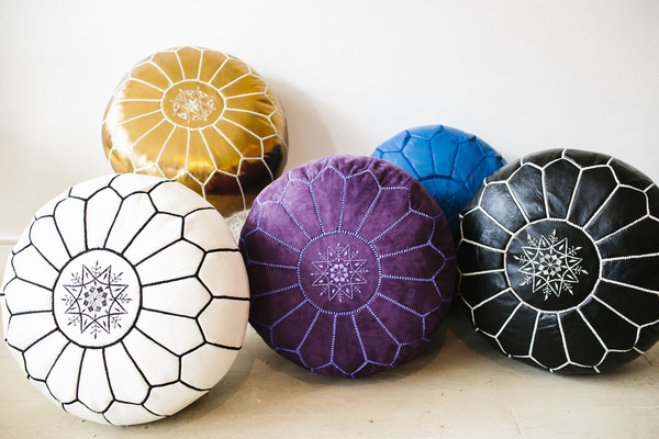 7 on Locust Moroccan Poof 7 on Locust Moroccan Poof