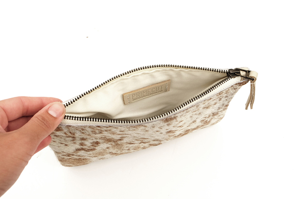 Primecut CARAMEL SPECKLED MEDIUM POUCH Primecut CARAMEL SPECKLED MEDIUM POUCH