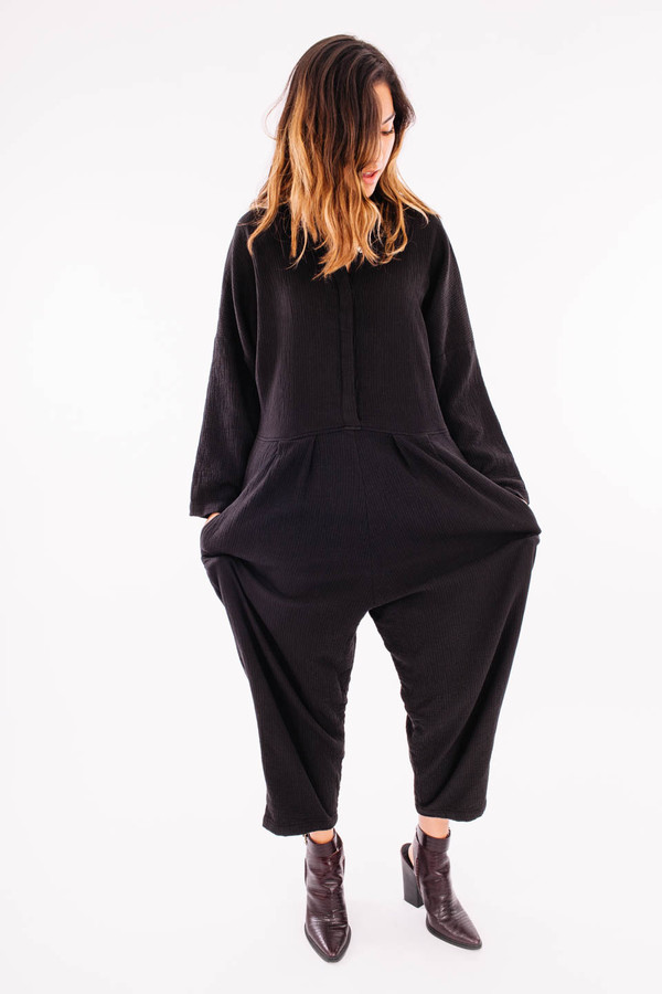 Black Crane Quilted Jumper Black Crane Quilted Jumper