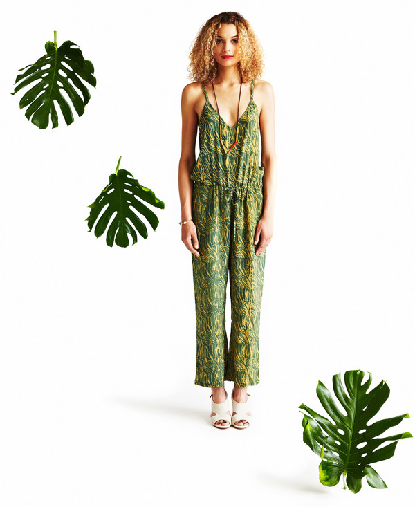 Sample Sale / Irene Jumpsuit, green Sample Sale / Irene Jumpsuit, green