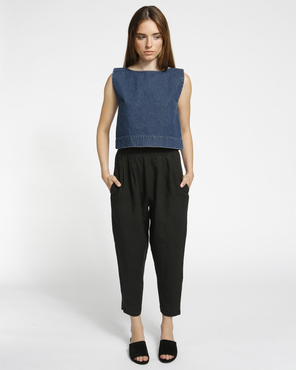 Ilana Kohn kate top in denim Ilana Kohn kate top in denim