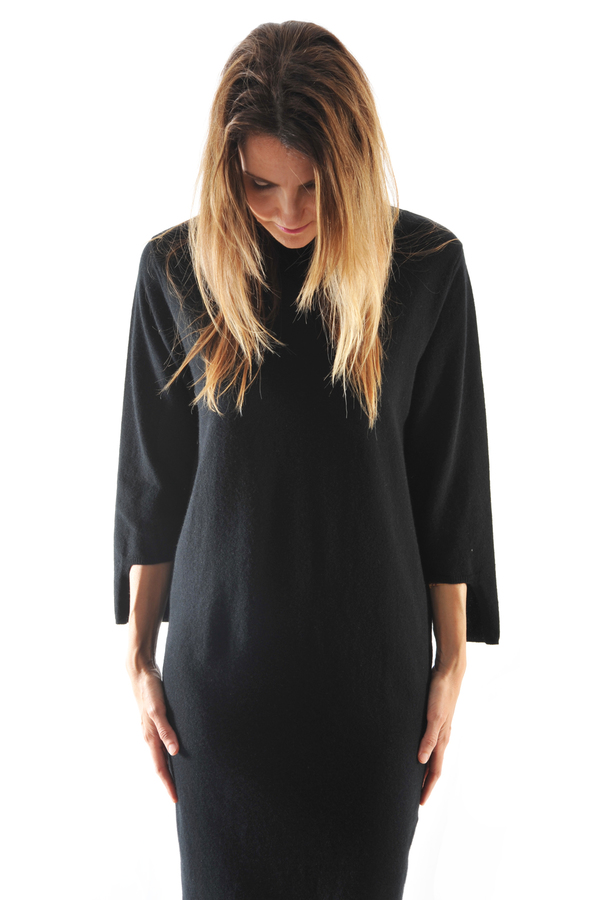Oyuna Black Desta Cashmere Knit Dress Oyuna Black Desta Cashmere Knit Dress