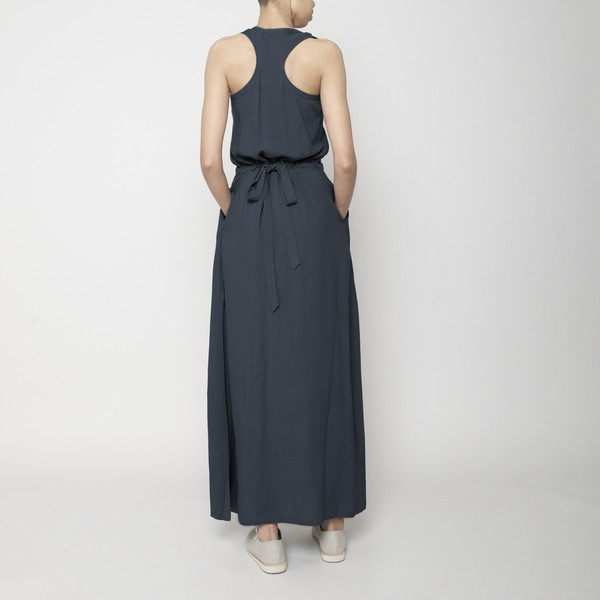 7115 by Szeki Racerback Maxi Dress- Navy FW16 7115 by Szeki Racerback Maxi Dress- Navy FW16