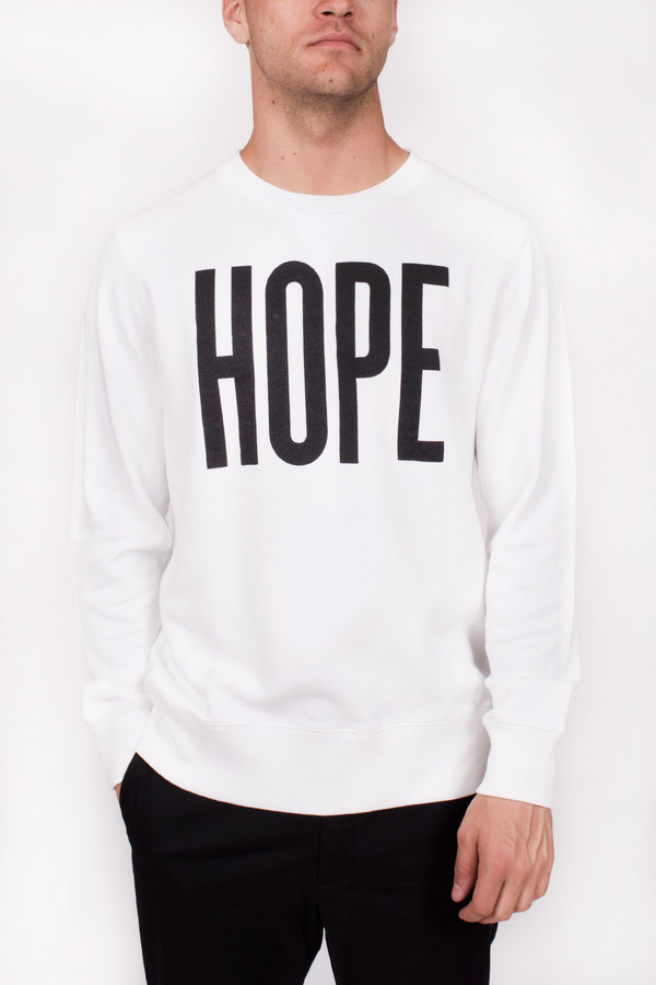 Men's Hope Hector Sweater White Men's Hope Hector Sweater White