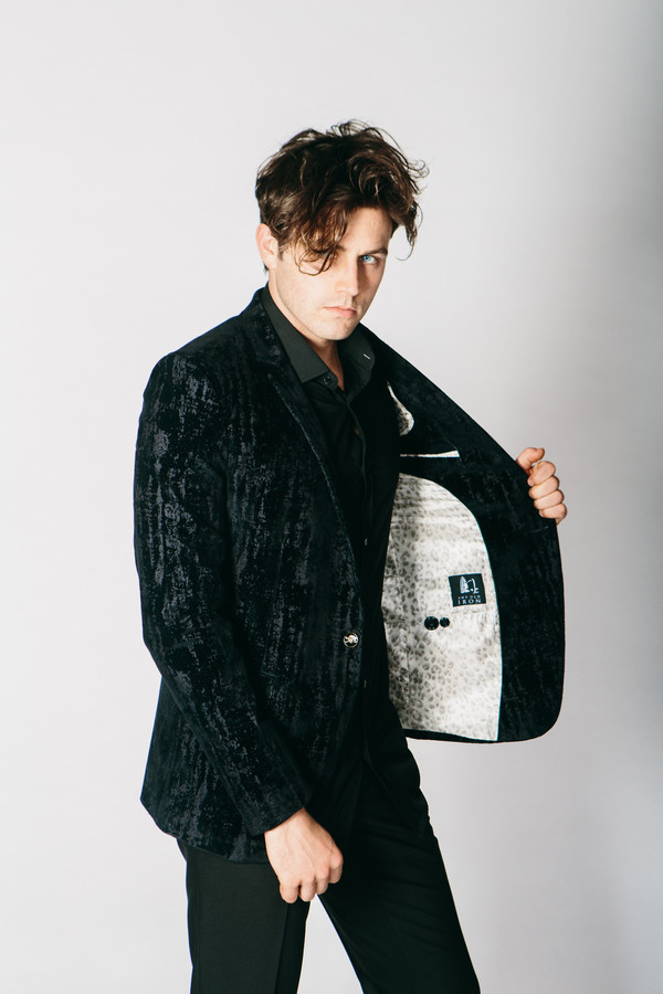 Men's Any Old Iron Any Old Black Crush Jacket Men's Any Old Iron Any Old Black Crush Jacket