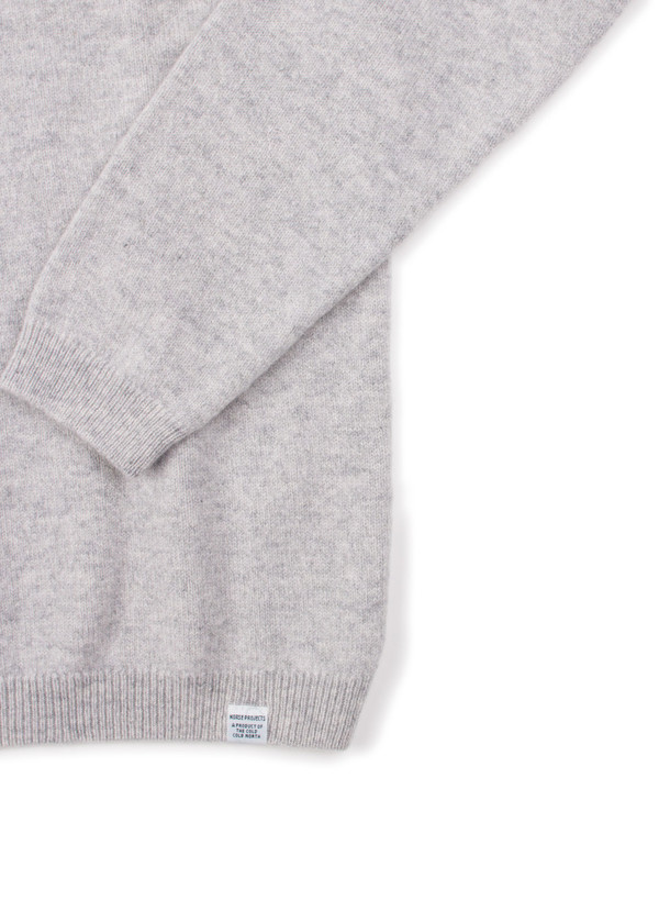 Norse Projects Sigfred Lambswool Grey Melange Norse Projects Sigfred Lambswool Grey Melange