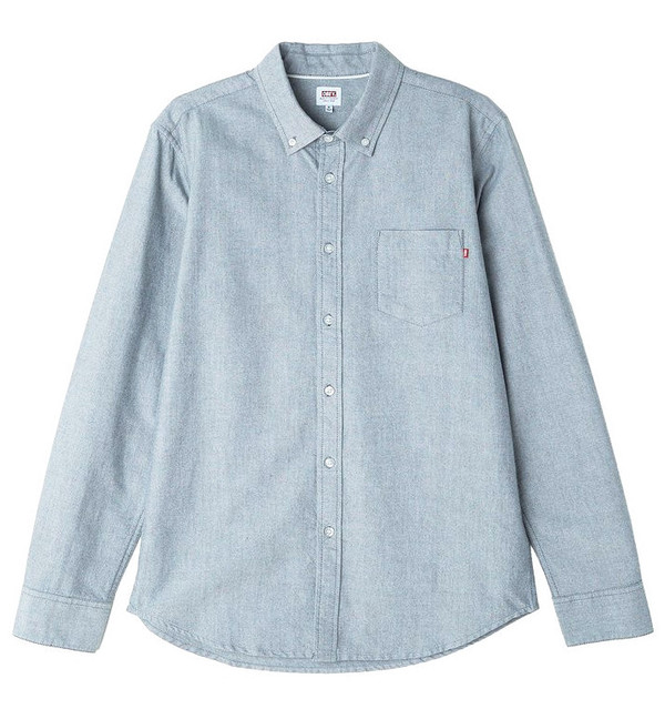Men's Obey Dissent Trait Woven Shirt Men's Obey Dissent Trait Woven Shirt