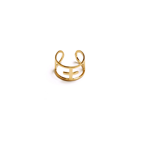 ALYNNE LAVIGNE - Cross Line Ring ALYNNE LAVIGNE - Cross Line Ring