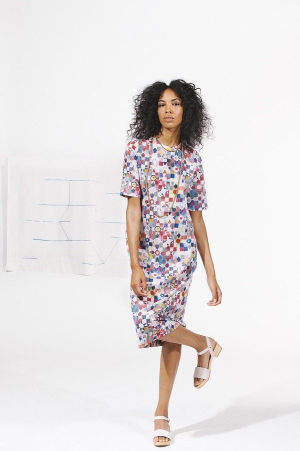 Carleen Half-sleeve Midi Dress Carleen Half-sleeve Midi Dress