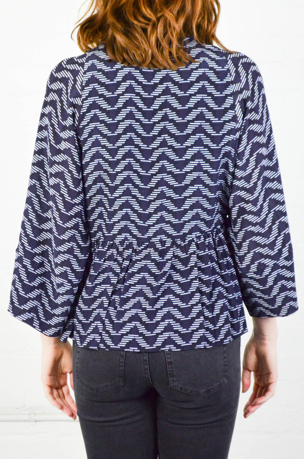 Apiece Apart Thousand Waves Mesa Drape Blouse Apiece Apart Thousand Waves Mesa Drape Blouse