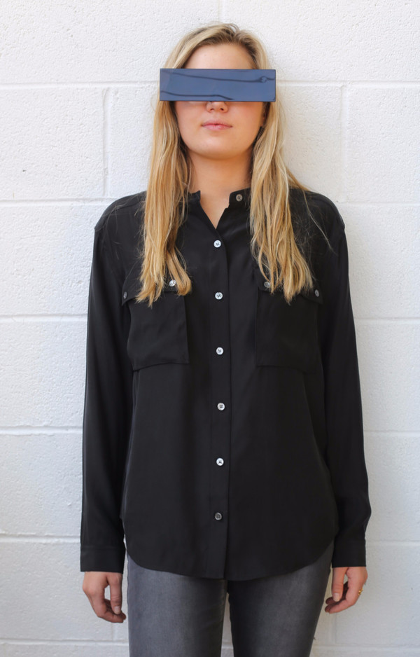FRAME Denim Silk Troop Shirt FRAME Denim Silk Troop Shirt