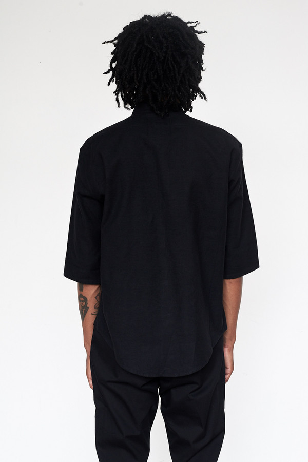 Men's Assembly New York Cotton Flannel Nehru Shirt Men's Assembly New York Cotton Flannel Nehru Shirt
