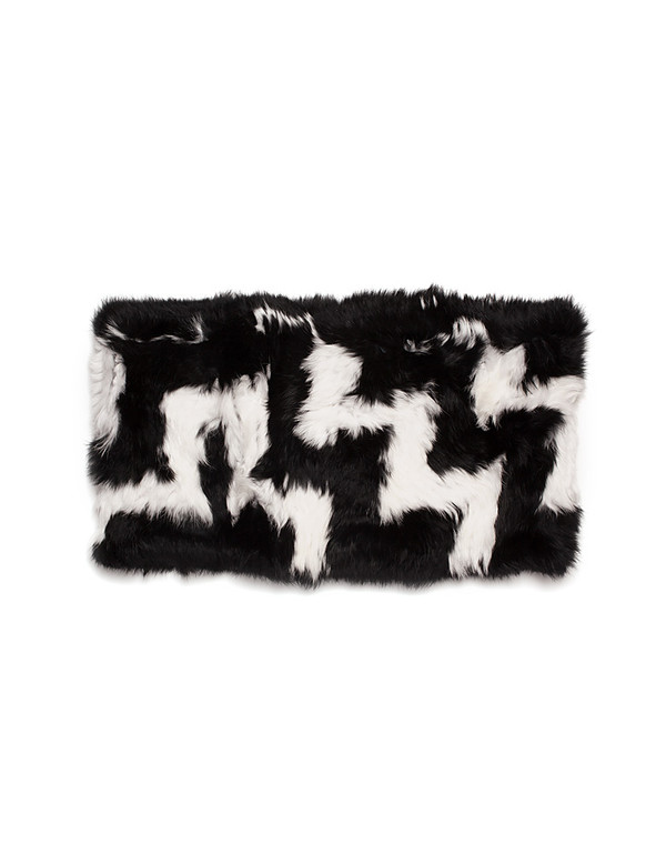 C/FAN SOFIE INFINITY COWL BLACK/WHITE C/FAN SOFIE INFINITY COWL BLACK/WHITE