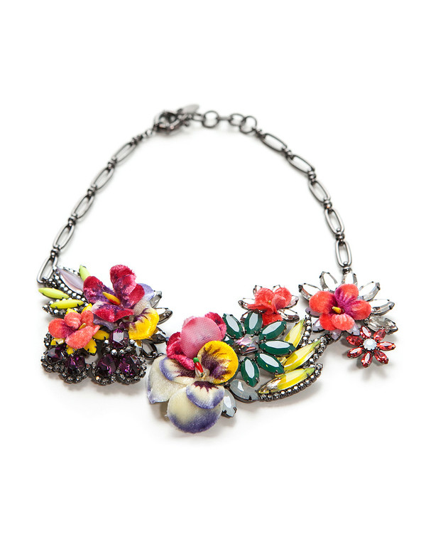 ELIZABETH COLE BOUQUET NECKLACE ELIZABETH COLE BOUQUET NECKLACE