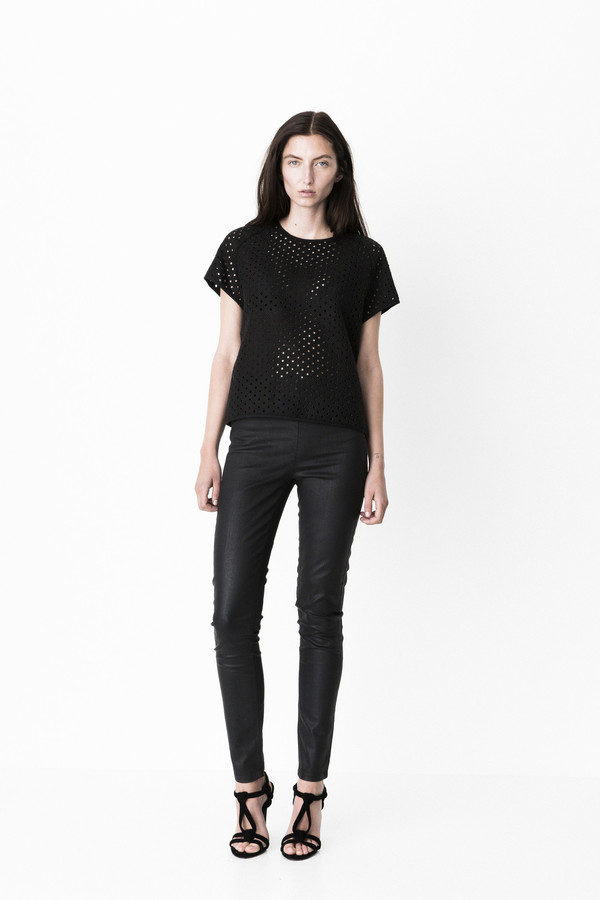 Storm + Marie Storm and Marie "Dot" Textured Structured Top Storm + Marie Storm and Marie "Dot" Textured Structured Top