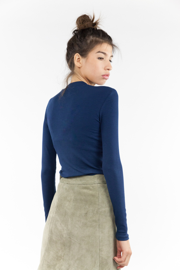 just female Alex Blouse - Dress Blue just female Alex Blouse - Dress Blue