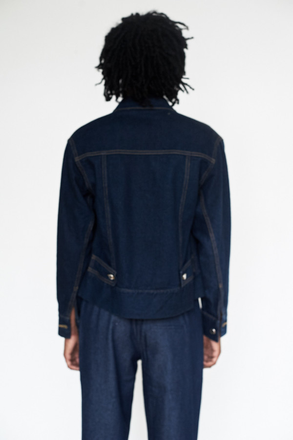 Men's Eckhaus Latta Denim El Jacket Men's Eckhaus Latta Denim El Jacket