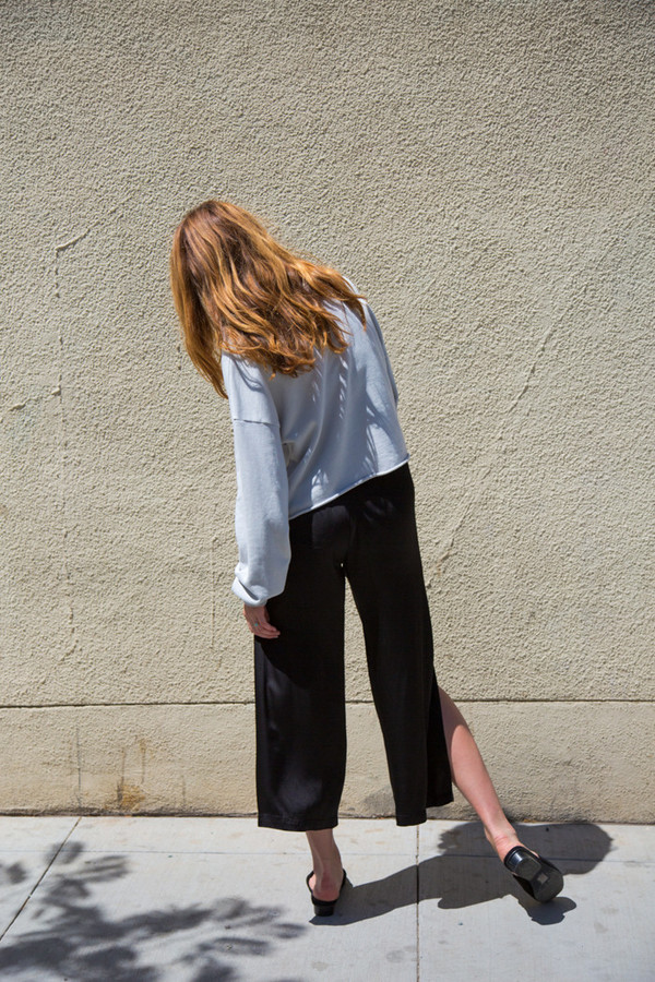 Lacausa Satin Flora Pants Lacausa Satin Flora Pants
