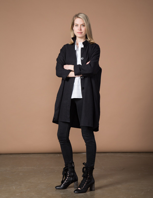 SBJ Austin Stacey Dress - Black Japanese Woven SBJ Austin Stacey Dress - Black Japanese Woven